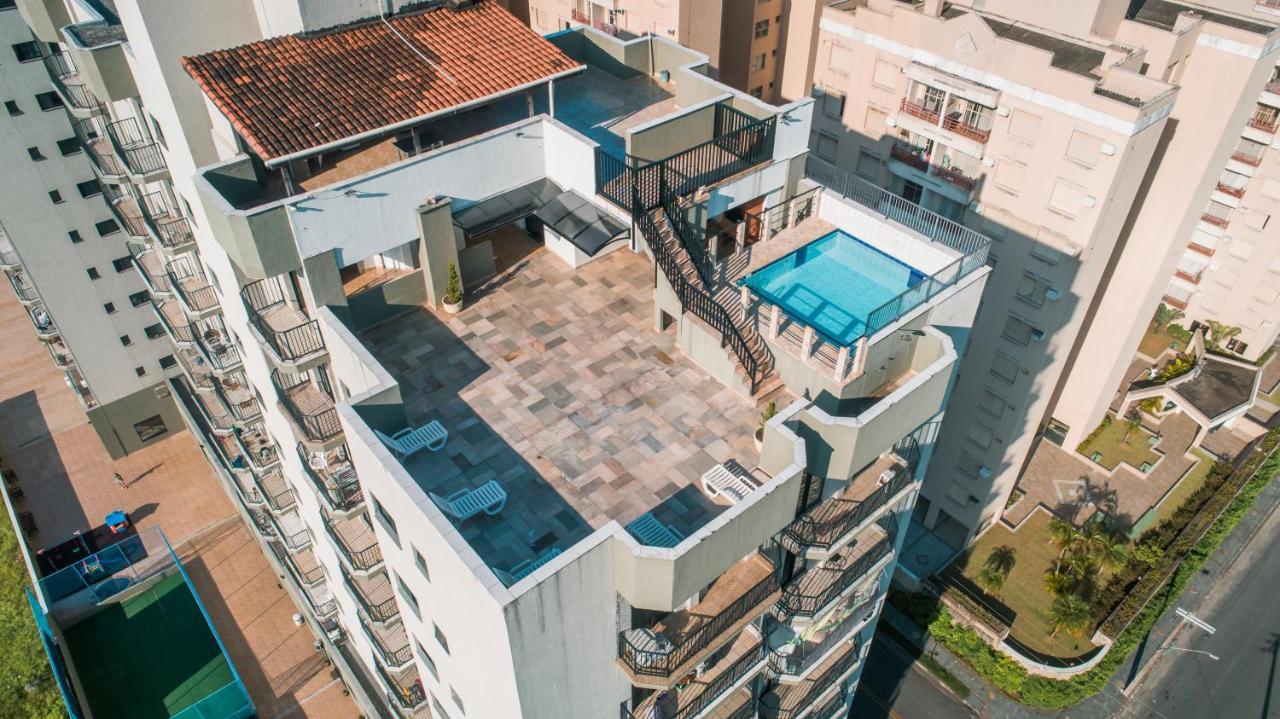 Ape Com Piscina E Ar - 2Q Da Praia Da Enseada. Guaruja Ngoại thất bức ảnh