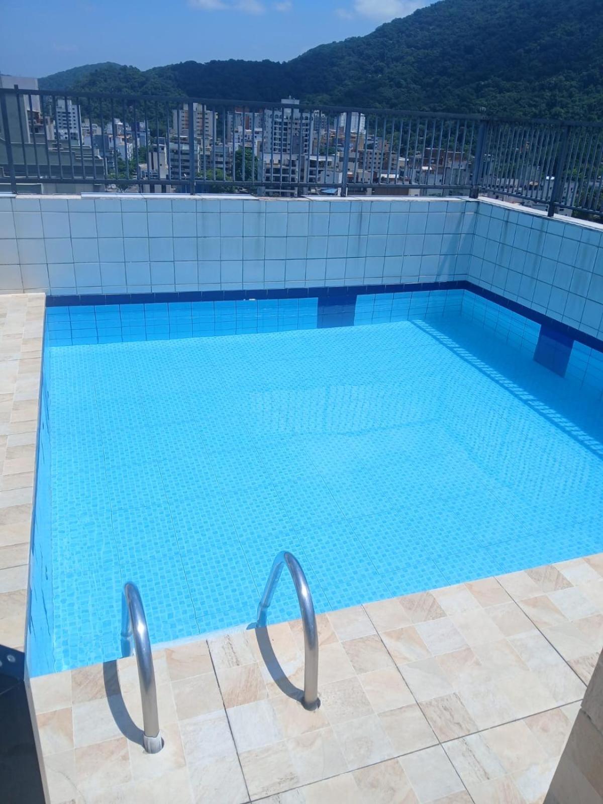 Ape Com Piscina E Ar - 2Q Da Praia Da Enseada. Guaruja Ngoại thất bức ảnh